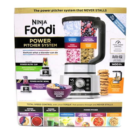 Ninja Foodi Power Blender & Processor System with Smoothie Bowl Maker ...