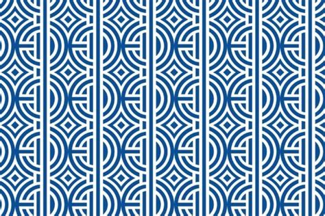 Circle Pattern Blue Seamless Graphic by noory.shopper · Creative Fabrica