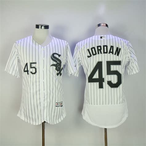 Chicago White Sox 45 Michael Jordan Flexbase Baseball Jersey White - Baseball-MLB