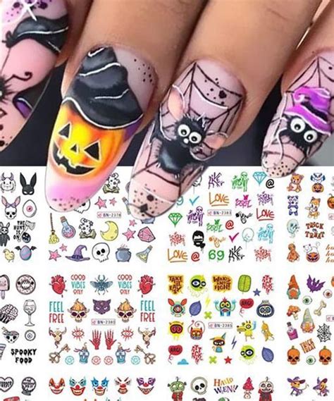 50+ Halloween Nail Stickers (2024) Photos - TailoringinHindi