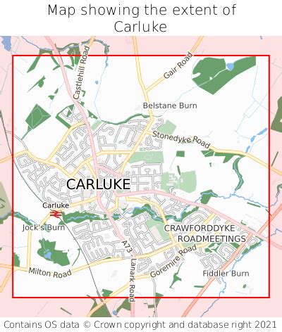 Where is Carluke? Carluke on a map