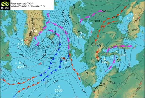 Surface pressure charts - Met Office | Weather sites, Weather data, Chart