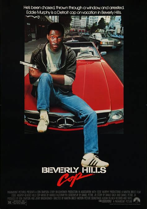 Beverly Hills Cop Movie Poster - Classic 80's Vintage Poster Print ...