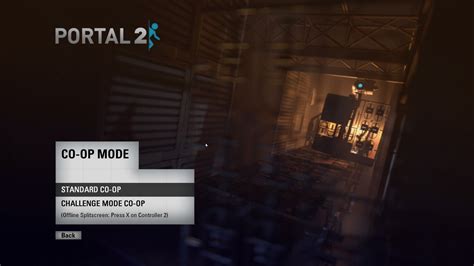 Co-op mode - Portal 2 | Interface In Game