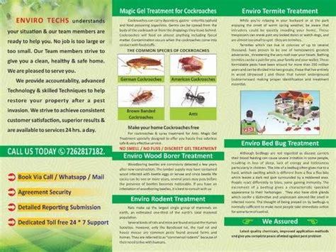 Roaches Pest Control Services, Enviro Techs Pest Control & Multiservices | ID: 26609108091