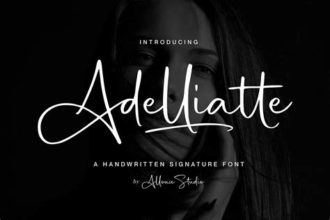 Adelliatte Signature Font Free Download - Creativetacos