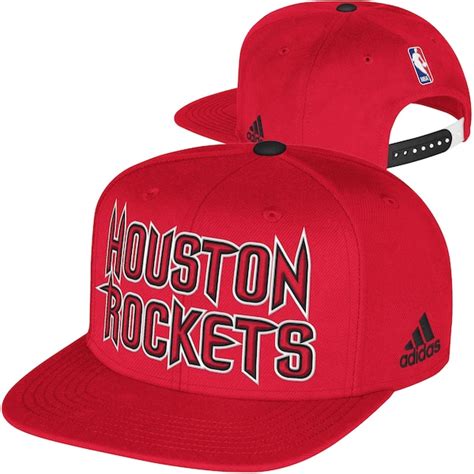 adidas Houston Rockets NBA Draft Authentic Snapback Hat - Red - NBA Store