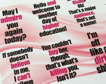 Items similar to PRETTY IN PINK Movie Quote Poster on Etsy