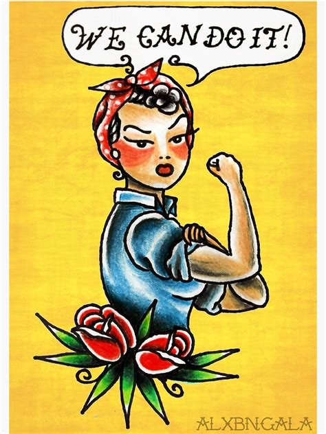 "We Can Do It!" Art Print for Sale by alxbngala | Redbubble