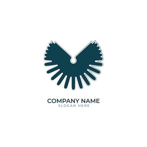 Premium Vector | Eagle wings company logo design