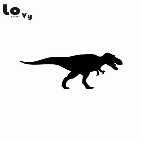 T Rex Vinyl Car Sticker Cartoon Animal Dinosaur Car Decal-in Car Stickers from Automobiles ...