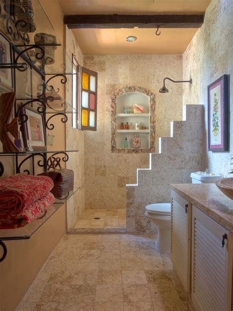 Small Spanish Style Bathrooms - Nisya Maria