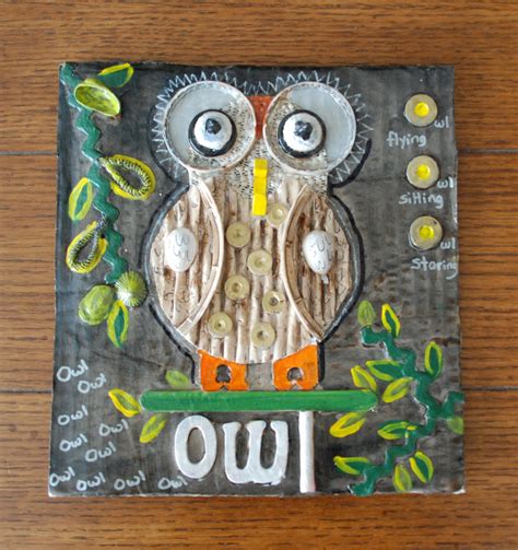 that artist woman: Owl Assemblage