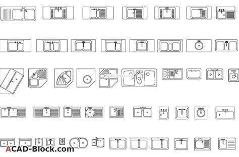 Kitchen Sink Cad Block 2d | Besto Blog