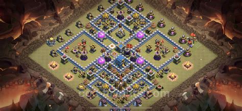 Best War Base TH12 with Link, Anti Everything, Hybrid - Town Hall Level 12 CWL Base Copy - (#34)