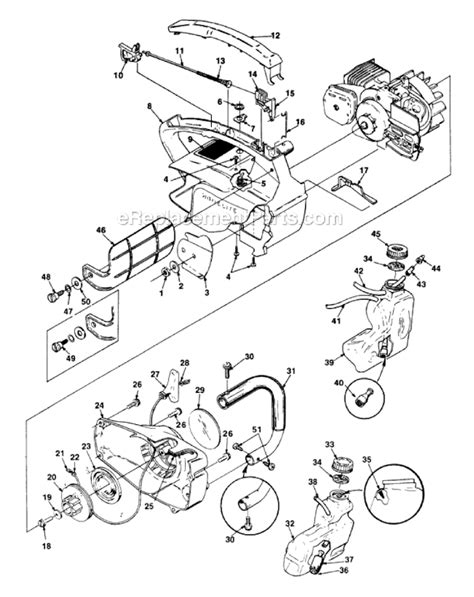 Homelite UT-10454-A Parts List and Diagram : eReplacementParts.com