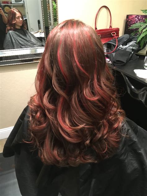 Red hair with highlights - extremetews