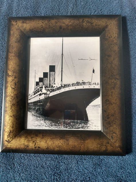 Titanic Memorabilia Collection: Millvina Dean Autograph, Original Coal ...