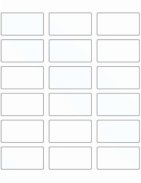 24 Labels Per Sheet Template Word - Printable Word Searches