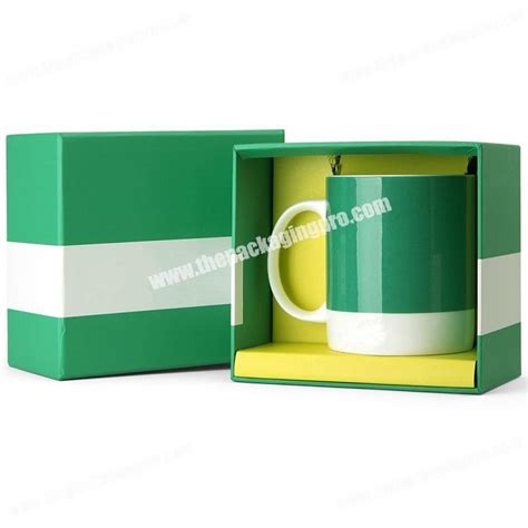 Luxury Lid and Bottom Bespoke brand products packaging paper box coffee cup Gift Box