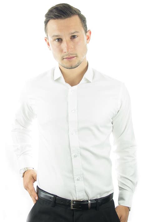 Twill White Tailor Made Shirt Tailor Made Shirts, Twill, Tailored, Cuff, Shirt Dress, Collar ...