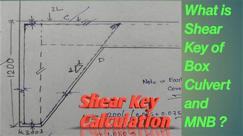 What is Shear Key of Box Culvert and MNB?#shearkey#Shear Key Steel Cutting Length Calculation ...