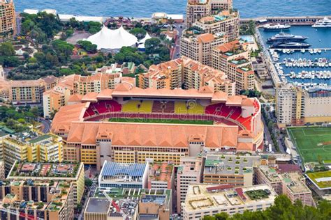 Stade Louis II, AS Monaco FC Stadium Aerial View Editorial Photography ...