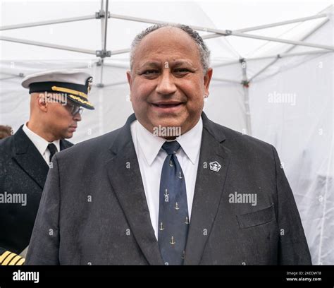 Secretary of Navy Carlos Del Toro attends annual Veterans Day parade on 5th avenue on November ...