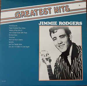 Jimmie Rodgers - Greatest Hits | Releases | Discogs