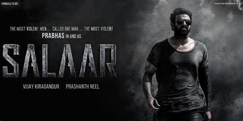 Salaar Poster Teases Prabhas Kicking Some High Octane Action