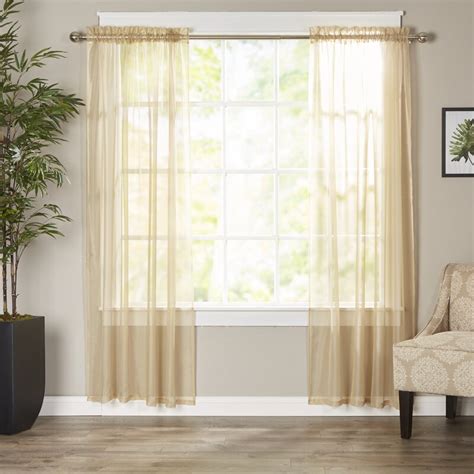 Wayfair Basics™ Wayfair Basics Solid Sheer Curtain Panels & Reviews ...