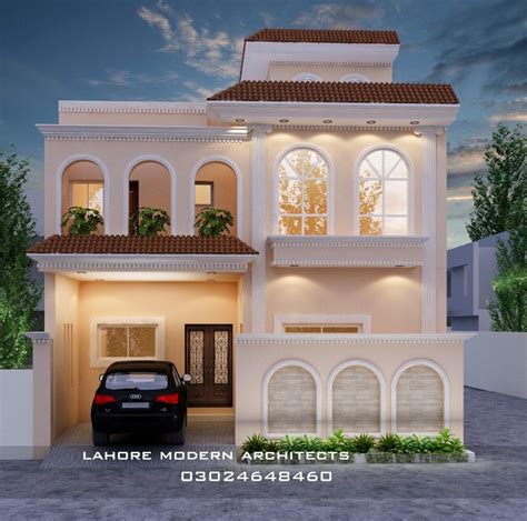 Classical front elevation design Beautiful front elevation