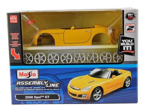 MAISTO DIECAST ASSEMBLY LINE MODEL KITS 1:24 SCALE CARS LAMBORGHINI OPEL NISSAN | eBay