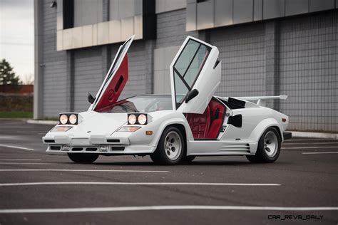 1988.5 Lamborghini Countach 5000 QV in Bianco White 1 | Auto cool, Lamborghini, Auto d'epoca