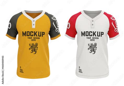 Baseball Jersey Mockup Stock Template | Adobe Stock