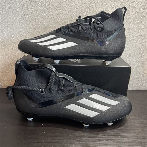 Adidas AdiZero Primeknit Blur Black White Football Cleats Size 13 ...