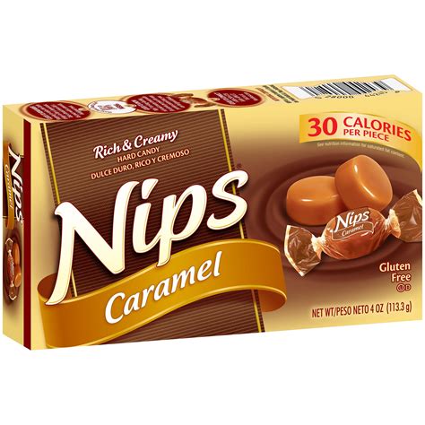 Nips Caramel Hard Candy, 4 Oz. - Walmart.com