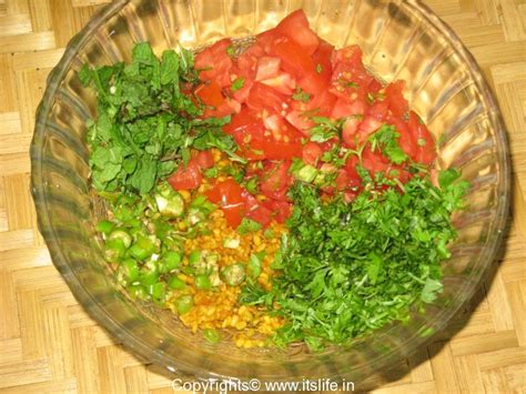 Moong Dal Salad - Split Green Gram Salad Recipe | itslife.in