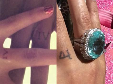 Beyonce altered the ‘IV' tattoo she got on her ring finger to match her ...