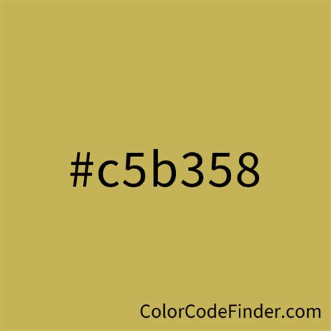 Vegas Gold Color Code is #c5b358