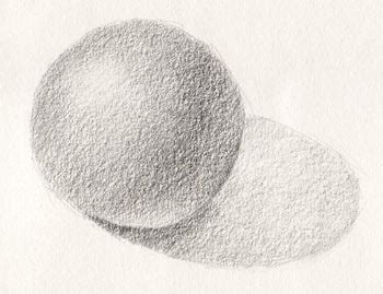 Beginning Shading Exercise – Shade A Ball – Carol's Drawing Blog