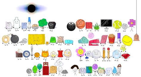 All bfb characters by Karenmakesepisodes on DeviantArt