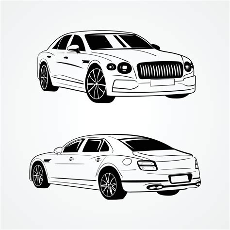 Sports Car Vector Sports Car Silhouette 23605961 Vector Art at Vecteezy