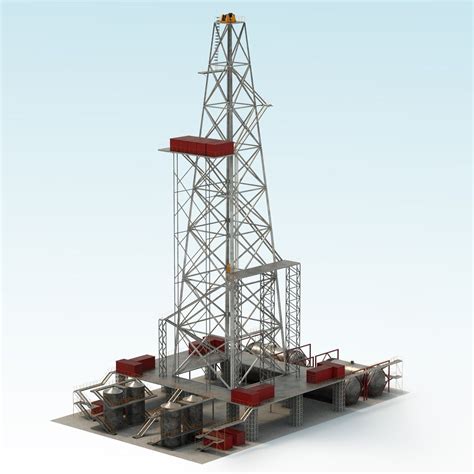 Пин на доске Drilling rig scale model