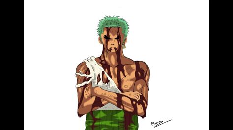 SpeedDrawing : Zoro Thriller Bark - YouTube