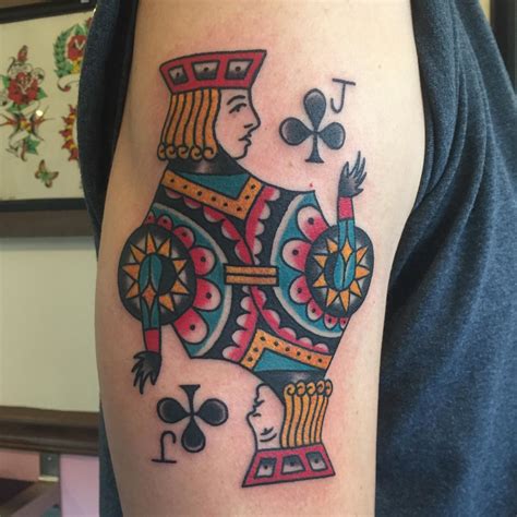 Jack of Clubs by Chris Howell at Smith Street Tattoo in Brooklyn : r/tattoos