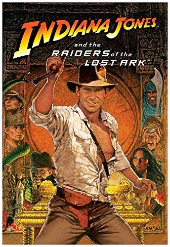 Indiana Jones Raiders of The Lost Ark Movie Poster 24 x 36 Inches Full Sized Print Unframed ...