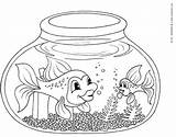 Fish Coloring Sheets Preschool Pages sketch template