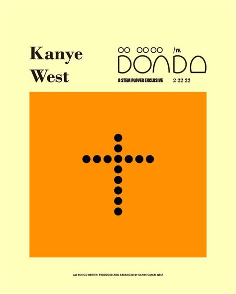 Kanye West Donda II Album cover remake | Album covers, All songs, Kanye