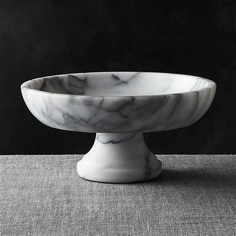 French Kitchen Marble Fruit Bowl | Crate and Barrel